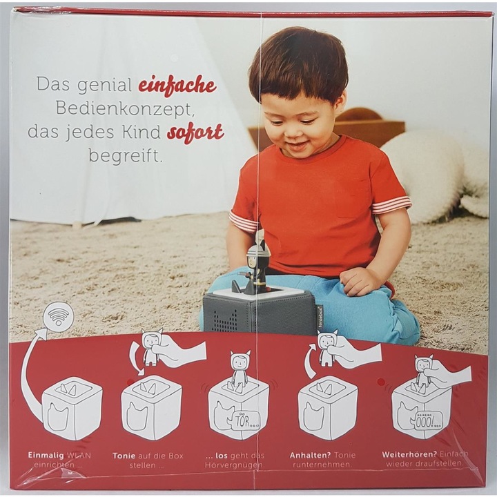 Productafbeelding Tonies Toniebox Starter Set Antraciet (Creatieve Tonie) (Duits)