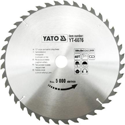 Immagine prodotto Yato LAMA TCT PER LEGNO 300X40TX30 MM