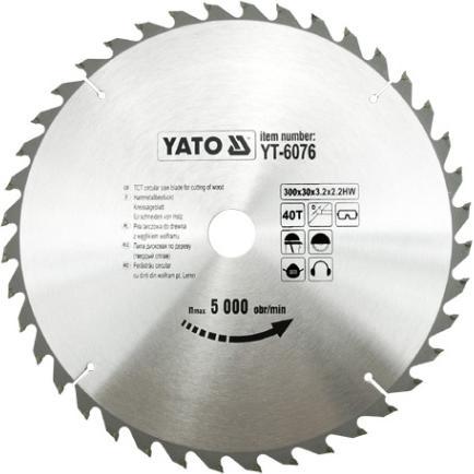 Yato, Sägeblatt, TCT BLADE FOR WOOD 300X40TX30 MM
