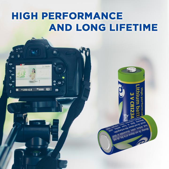 Produktbild Gembird EG-BA-CR123-01 Haushaltsbatterie Einwegbatterie Lithium (1 Stk., CR123A, 1500 mAh)
