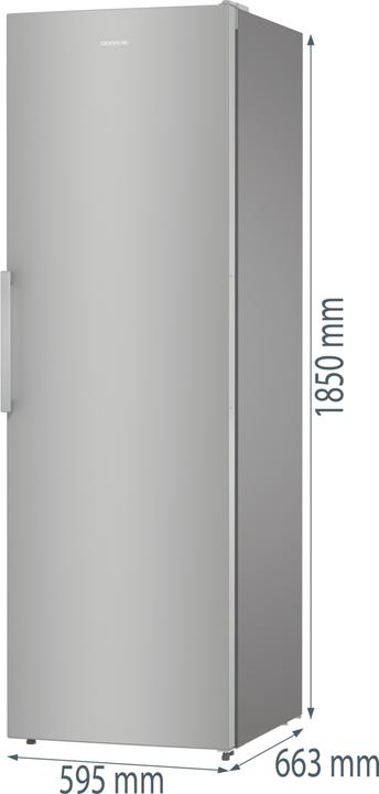Produktbild Gorenje Gore GefSch FN 619 EES5 E inox (Freistehend, 280 l)