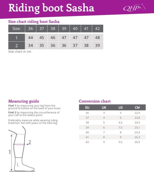 Produktbild Qhp Reitstiefel Sasha (38)