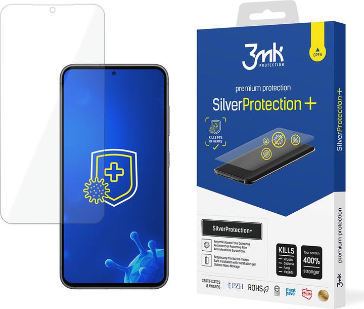 Produktbild 3MK SilverProtection+ Schutzfolie für Samsung Galaxy S24+ (1 Stk., Samsung Galaxy S24+)