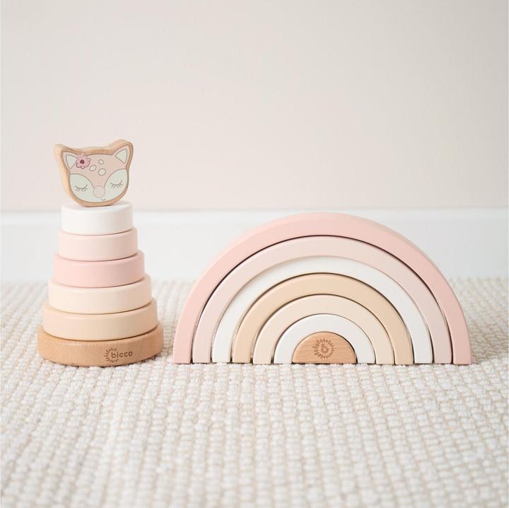 Actual product image Bieco Stacking tower deer Ella