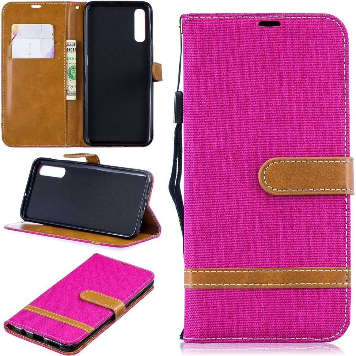 König Design Hülle Handy Schutz für Samsung Galaxy A50 Case Cover Tasche Wallet Etui Bumper (Samsung Galaxy A50), Smartp...