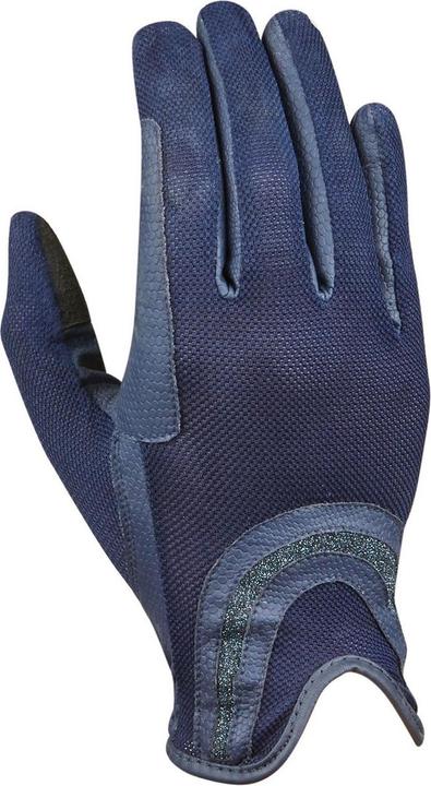 Produktbild Dublin Mesh Palm Ziegenleder Glitter Reithandschuhe (L)