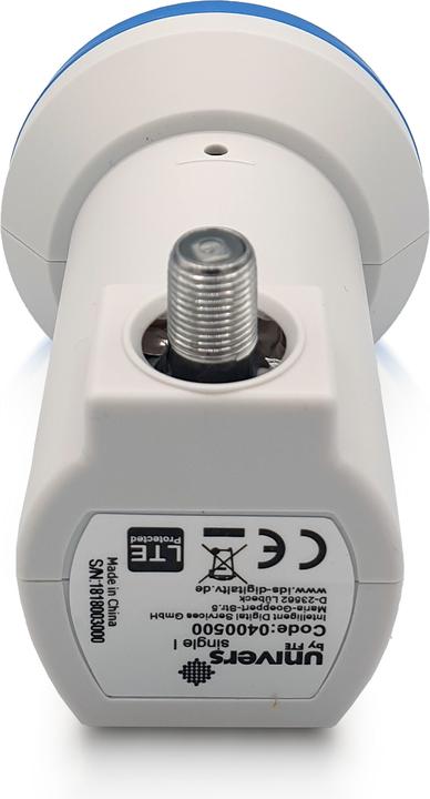 Produktbild Univers Single LNB (LTE-Filter, Full HD, 4K UHD, 3D, Wetterschutz) (Single LNB, 40mm)