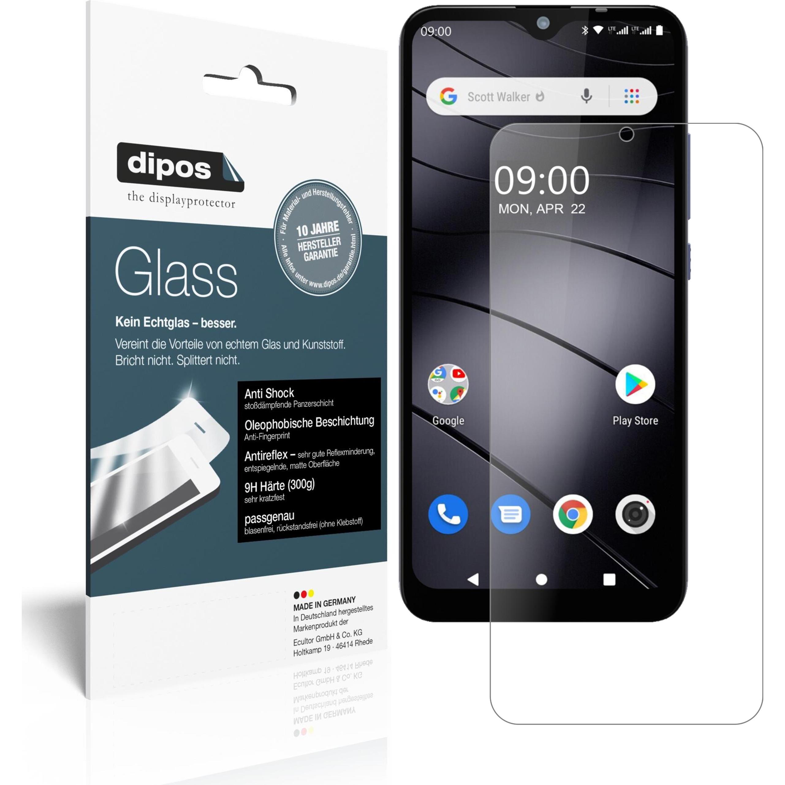 Dipos Displayschutz Anti-Shock (1 Stück, Gigaset GS110), Smartphone Schutzfolie, Transparent