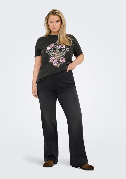 Actual product image Only Carroyal Mid Waist Flared Legging Noos (46)