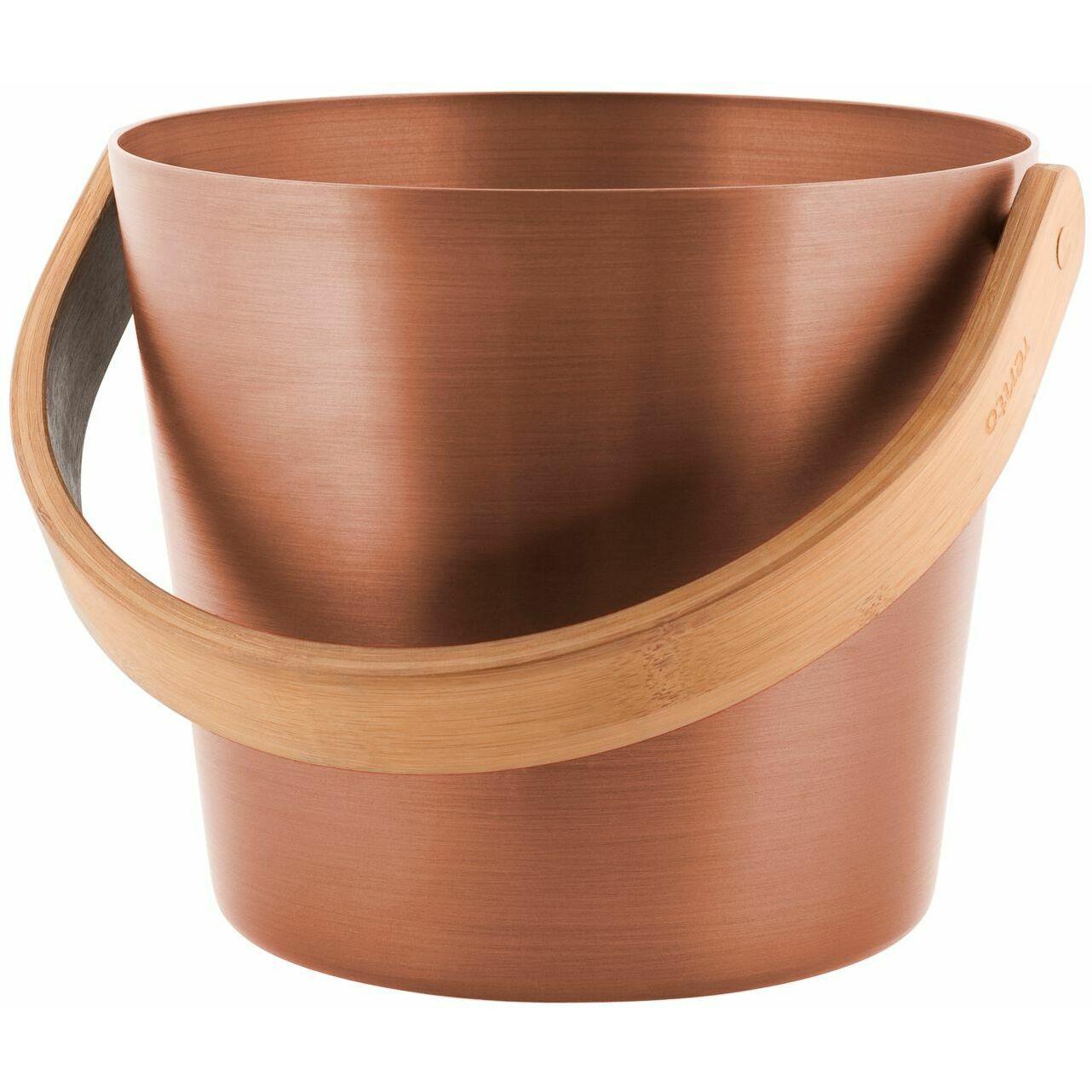 Rento, Accessori per saune, Secchio per sauna semplice, 5l, alluminio, color rame
