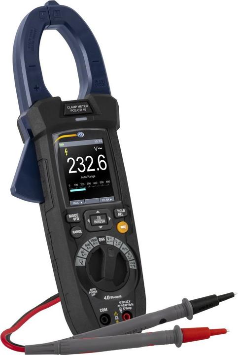 PCE Instruments Amperemeter (CAT IV 600V, CAT III 1000V)