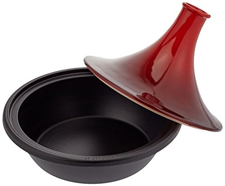 Produktbild Le Creuset Tagine 35 cm Kirschrot (35 cm, Tajine Topf, Gusseisen)