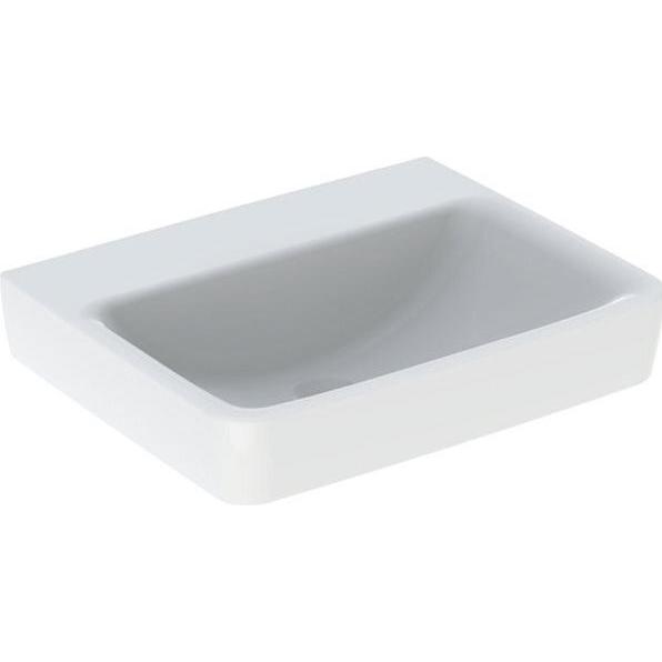 Geberit, Waschbecken, Renova Plan, Waschtisch, 55x44 cm, ohne Hahnloch, ohne Überlauf, 501635 (440 mm, 550 mm)
