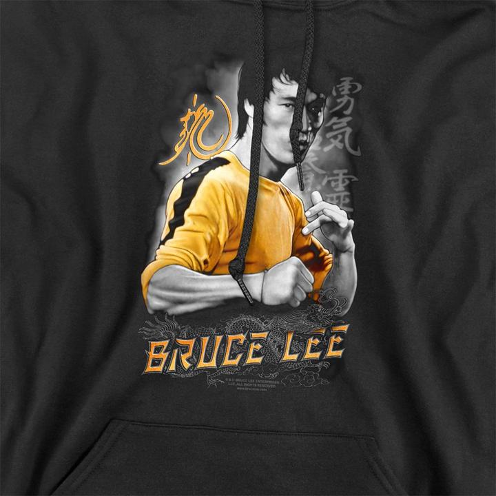 Produktbild Bruce Lee Yellow Dragon Kapuzenpullover (M)