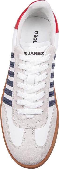 Produktbild Dsquared2 white/blue leather boxer sneakers (45)