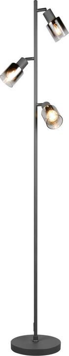 Actual product image Reality R41783042 Cadiz E14 Stehleuchte 3-fach ⌀23cm Schwarz Matt