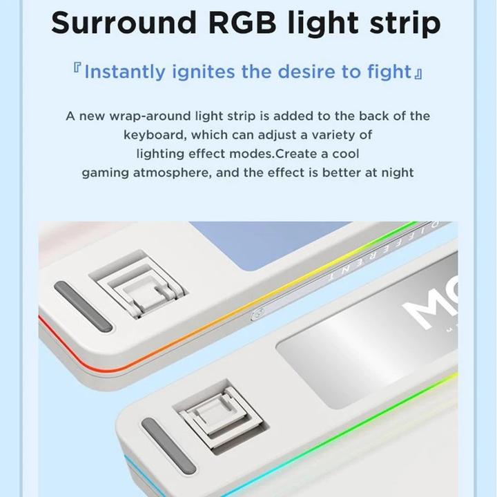 Actual product image Mchose K99 Wireless Mechanical Keyboard (US, Cable, Wireless)