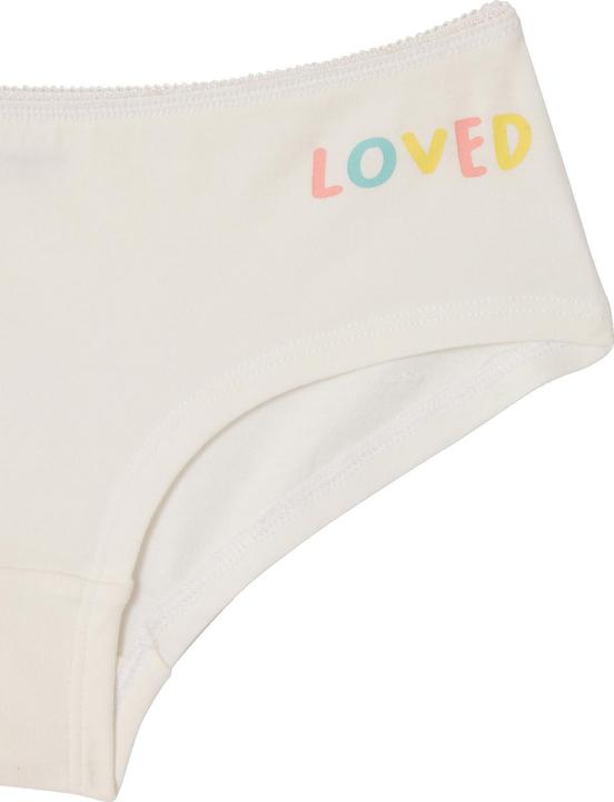 Immagine prodotto Vertbaudet 7er-Pack Mädchen Shortys LOVED, Bio-Baumwolle BASIC (92, 98, Confezione da 7)