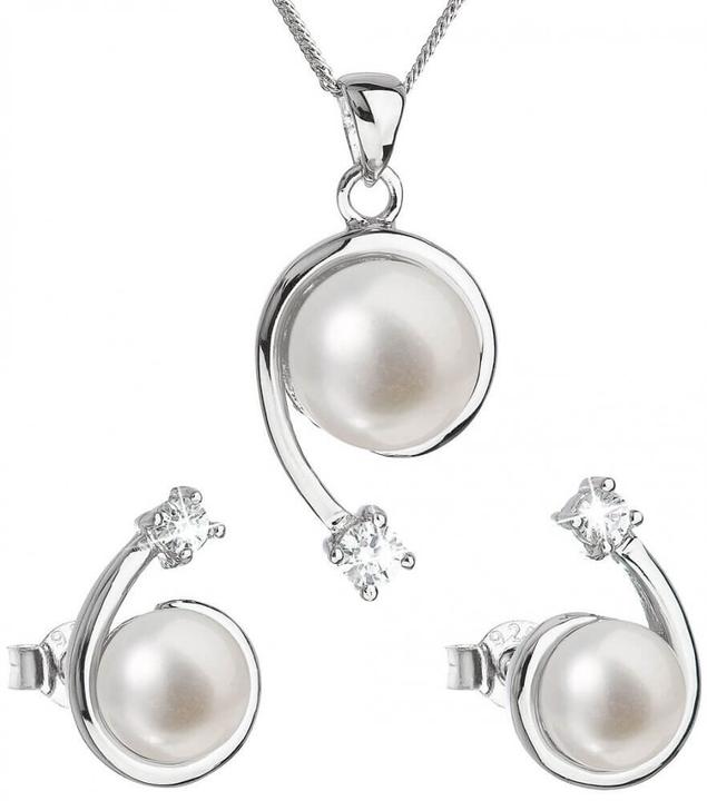Produktbild Evolution Group Luxury silver set with genuine pearls Pavon 29031.1