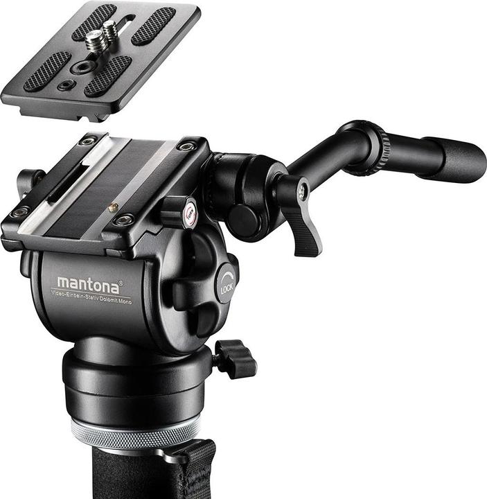 Produktbild mantona Video-Einbein-Stativ Dolomit Mono (Metall)