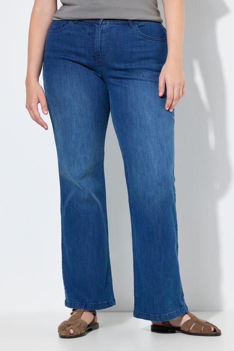 Produktbild Ulla Popken Jeans Mary, weites Bein, Elastikbund (46)