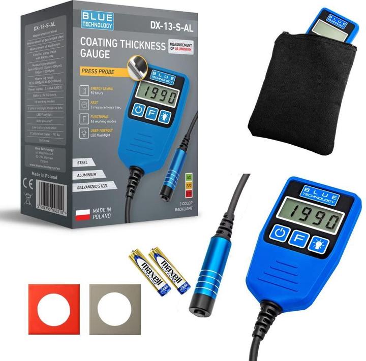 Actual product image Blue Technology Paint thickness gauge DX-13-S-AL