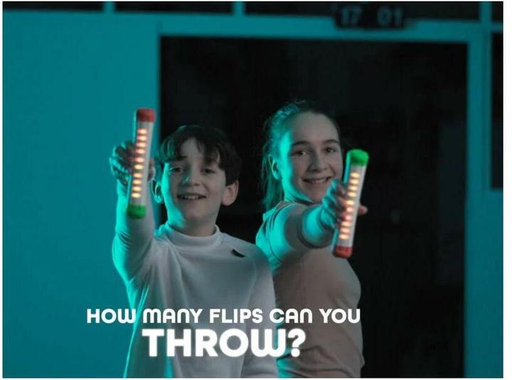 Actual product image Stickflip - ChuckaRubba Flip, Catch, Levelup - Wurfspielzeug