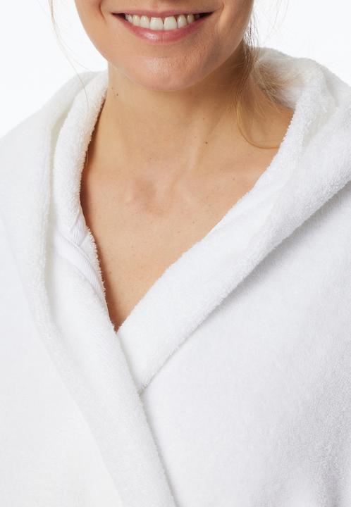 Actual product image Schiesser Essentials bathrobe with hood (S)