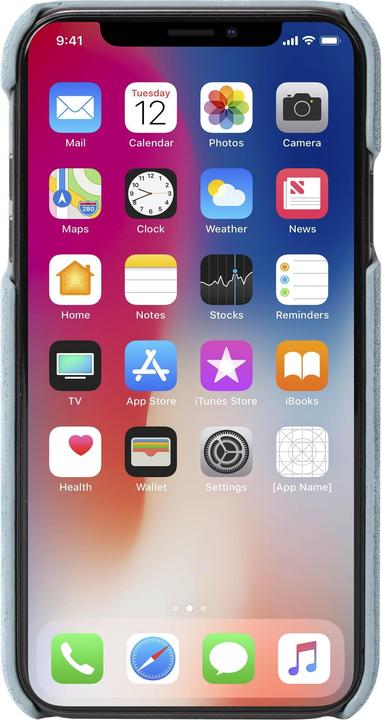Actual product image Krusell Broby Cover Apple iPhone XS Max blue (Apple iPhone XS Max)