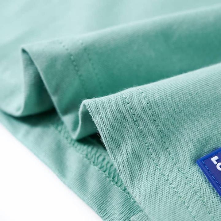 Produktbild vidaXL Kinder-T-Shirt Mittelblau 128,Material: 100