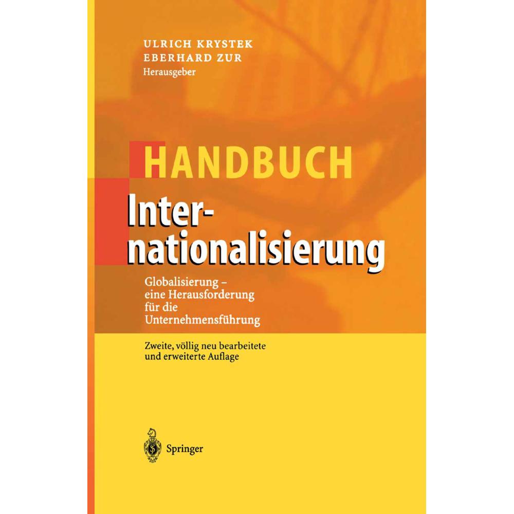 Handbuch Internationalisierung, 2 Tle., Fachbücher von Ulrich Krystek, Eberhard Zur