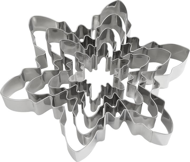Actual product image Creativ Company Guetzli-Ausstecher 6-16.5 cm, 4 Stück, Materialtyp: Metall