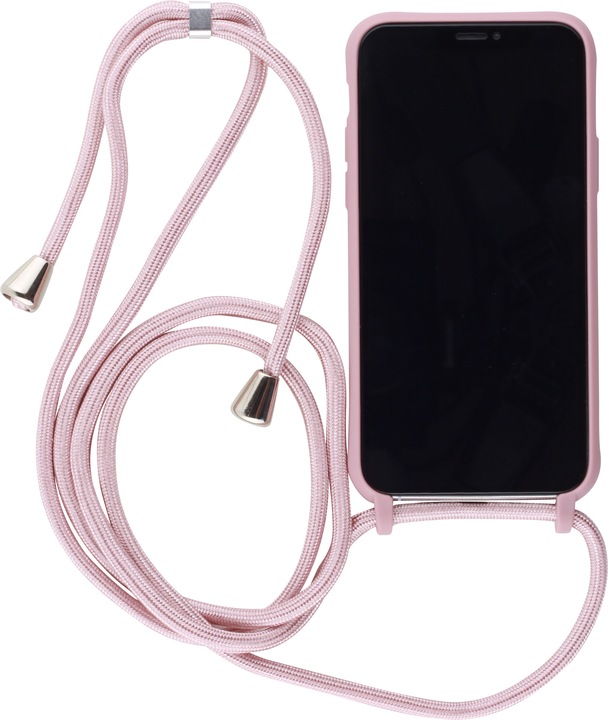Image du produit PhoneLook Coque Silicone Mat avec lacet rose pâle (Apple iPhone 11 Pro)