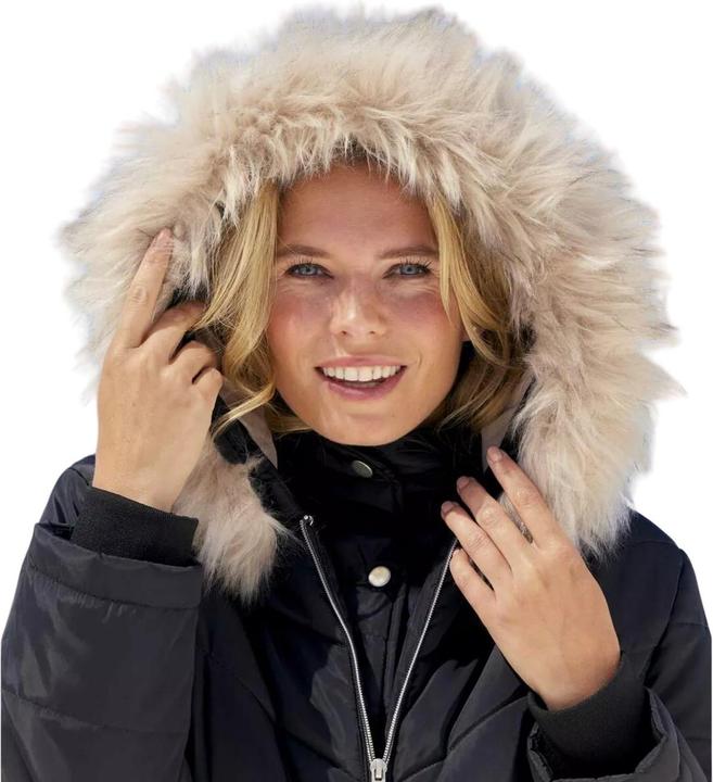 Produktbild Atlas For Women Wattierte Jacke Grosse Kälte mit WebpelzKapuze (42, 44)