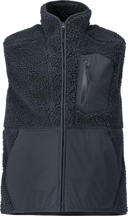 Image du produit Mascot Gilet en fourrure de fibres avec fermeture éclair bleu noir, taille L (L)