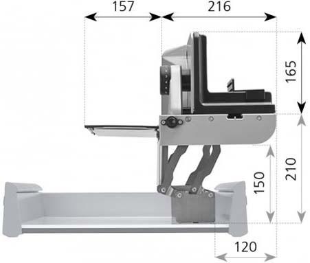 Actual product image Dr. Ritter Built-in universal cutter AES 62 SL/-H and AES 62 SR/-H