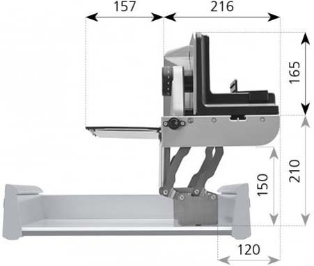 Actual product image Dr. Ritter Built-in universal cutter AES 62 SL/-H and AES 62 SR/-H