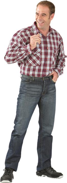 Immagine prodotto Planam Camicia di flanella 2001 1/1 a scacchi rossi 47/48 49/50 (50)