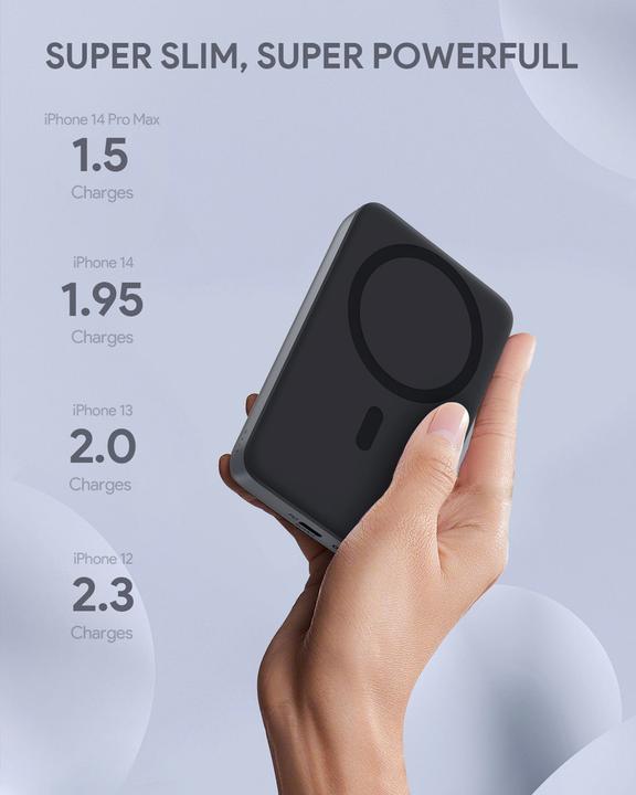 Actual product image Aukey MagFusion (10000 mAh, 30 W, 37 Wh)