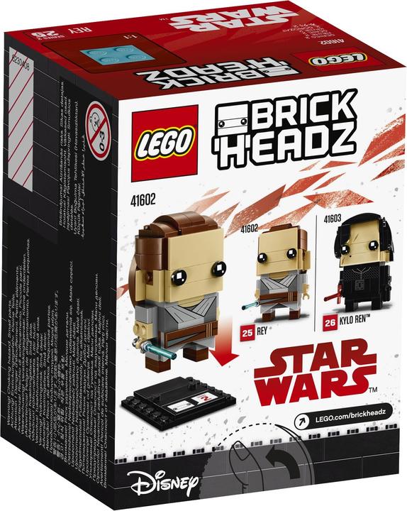 Produktbild LEGO Rey (41602, LEGO Brickheadz)