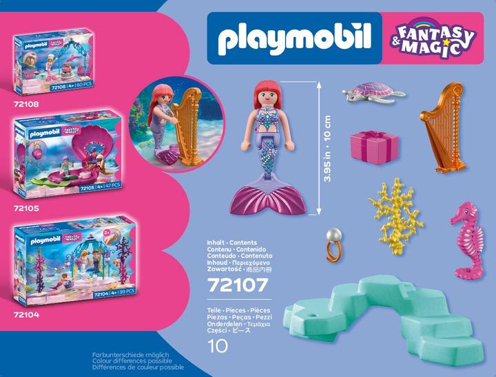 Produktbild Playmobil 72107 Meerjungfrau mit Geschenk (72107)