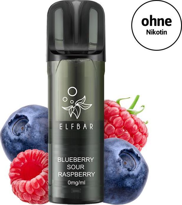 Immagine prodotto Elfbar ELFA Pro V2 - 2ml Pods 0mg, Blueberry Sour Raspberry