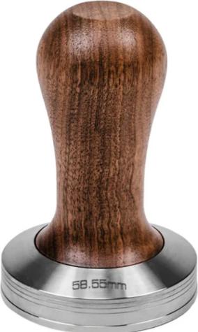Lelit Tamper 58.35mm with walnut handle