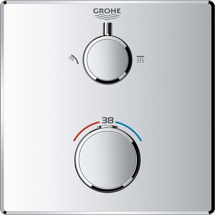 Actual product image Grohe Grohtherm thermostatic shower mixer