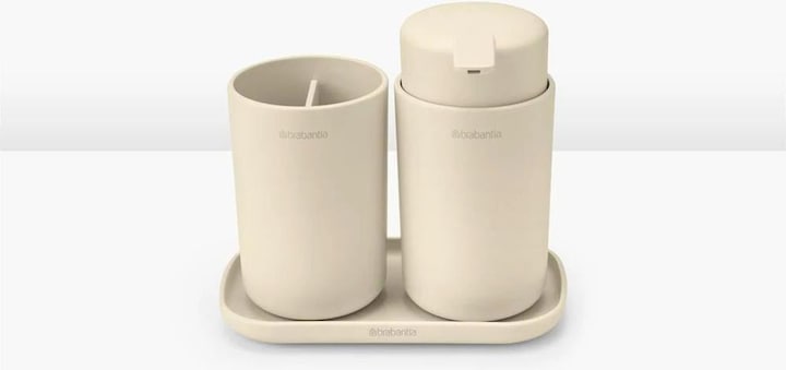Produktbild Brabantia Seifenspender-Set ReNew Set 250 ml, Beige
