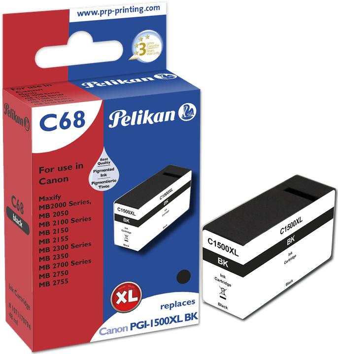 Pelikan C68 PGI-1500XL bk kompatibel (BK)