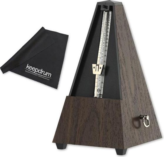 Wittner Metronom 804k mechanisch Nussbaum-Maserung mit Tuch (Metronom)