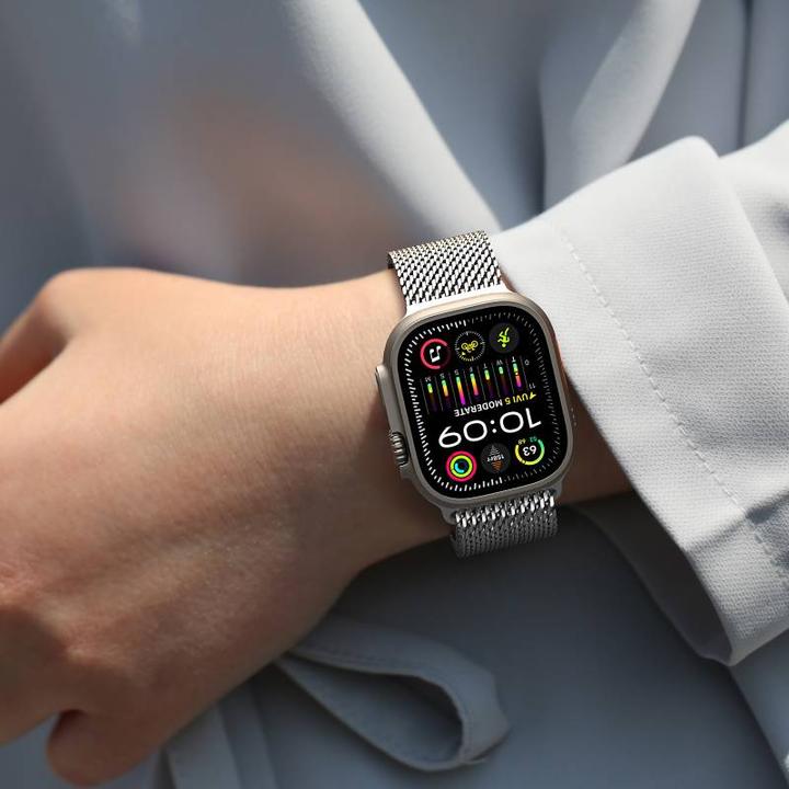 Immagine prodotto Dux Ducis Milanese Air Series Edelstahl Armband (42 mm, 44 mm, 45 mm, 46 mm, 49 mm, Acciaio inossidabile)