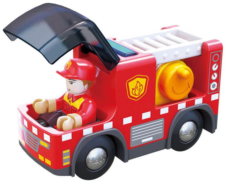 Actual product image Hape Fire engine with siren