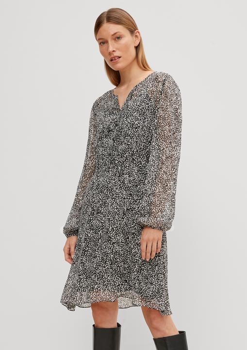 Image du produit Comma Kleid Midikleid aus Viskose (40)